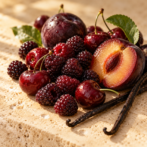 Масажна свічка Black Raspberry Vanilla 100 мл 0038 фото