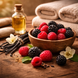 Масажна свічка Black Raspberry & Vanilla 100 мл 14 фото 1