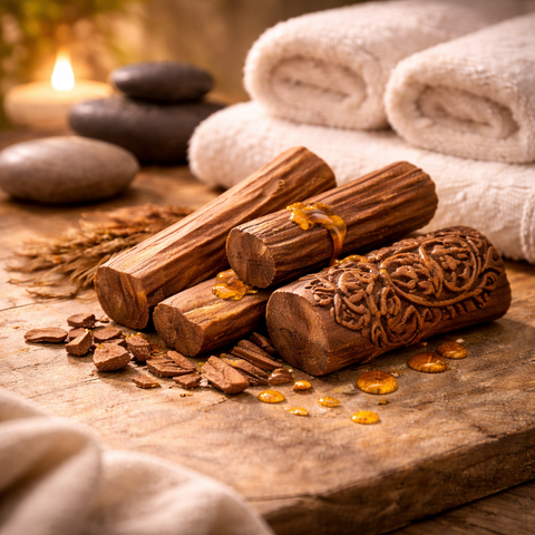 Масажна свічка Sandalwood 100 мл 32 фото