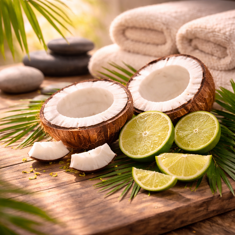 Масажна свічка Coconut Lime Verbena 100 мл 21 фото