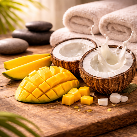 Масажна свічка Mango & Coconut Milk 100 мл 27 фото