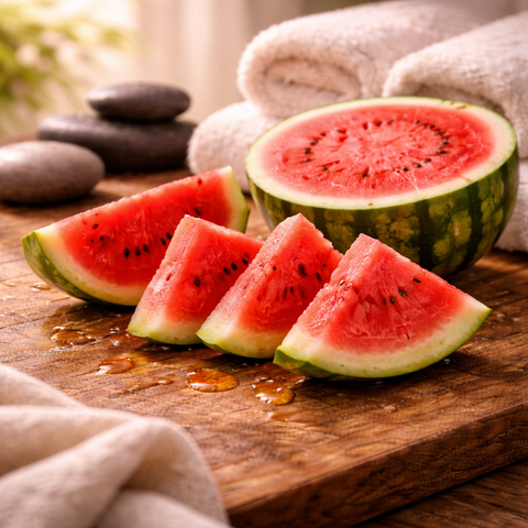 Масажна свічка Watermelon 100 мл 34 фото
